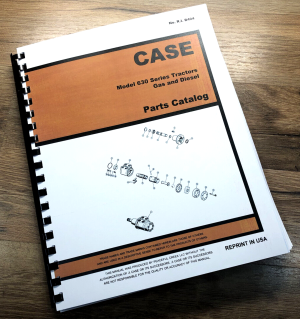 Case 630 631 632 640 641 Tractor Parts Manual Catalog Book Assembly Schematics