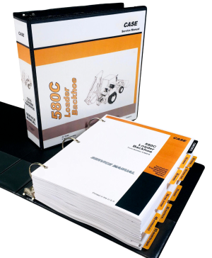 Case 580C Backhoe Loader Service Manual Repair Shop Book Tractor~Full Overhaul