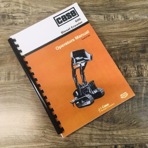 Case 600 Diesel Crawler Tractor Terratrac Operators Manual Owners Maintenance