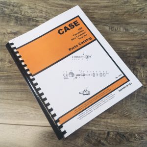 Case 600 Gas Crawler Tractor Parts Manual Catalog Book Assembly Schematic