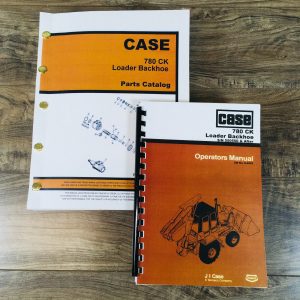 Case 780 Ck Backhoe Loader Tractor Manual Parts Operators Owners Set 5500550-5501247