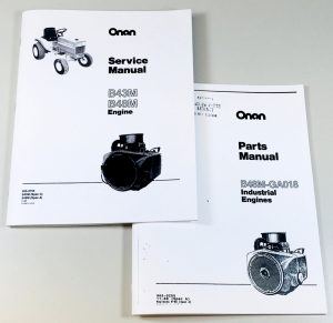 Case 648 Industrial Tractor Onan B48M 18Hp Engine Service Parts Manual Catalog