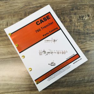 Case 760 Trencher Parts Manual Catalog Assembly Exploded Views Plow Blade