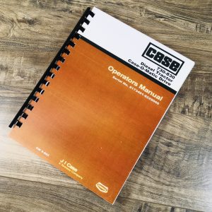Case 830 831 832 833 Case-Omatic Diesel Tractor Operators Manual 8173401-8229000