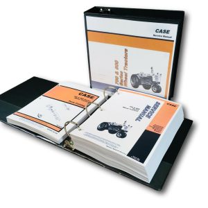 Case 700 800 Series Wheel Tractor Service Manual Parts Catalog Repair Shop Set