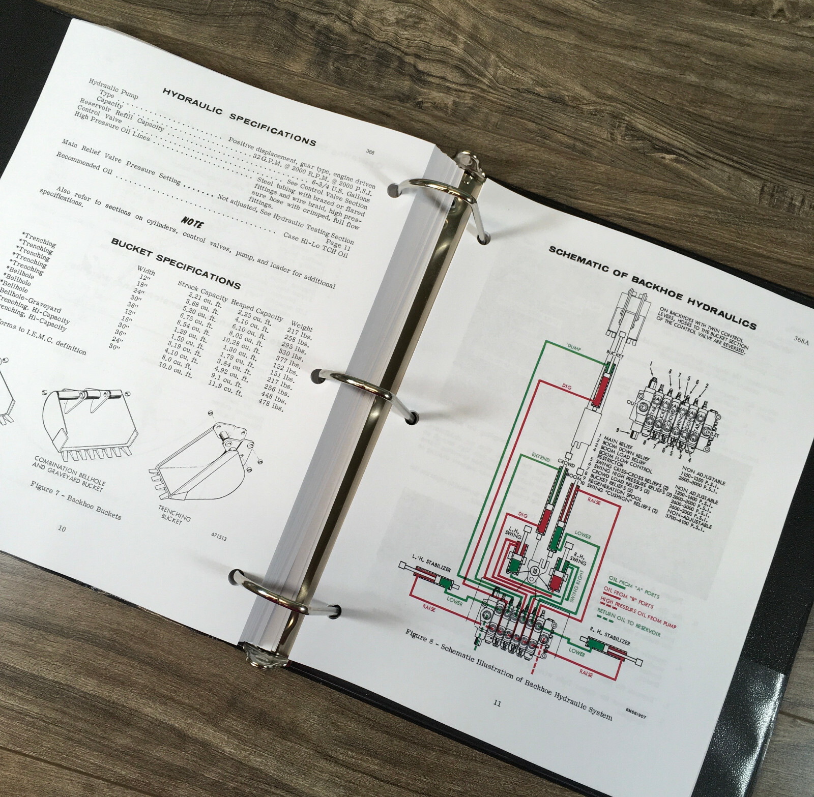 Case 680 Ck Tractor Loader Backhoe Service Manual Parts Set 9101501-9102281 - Image 4