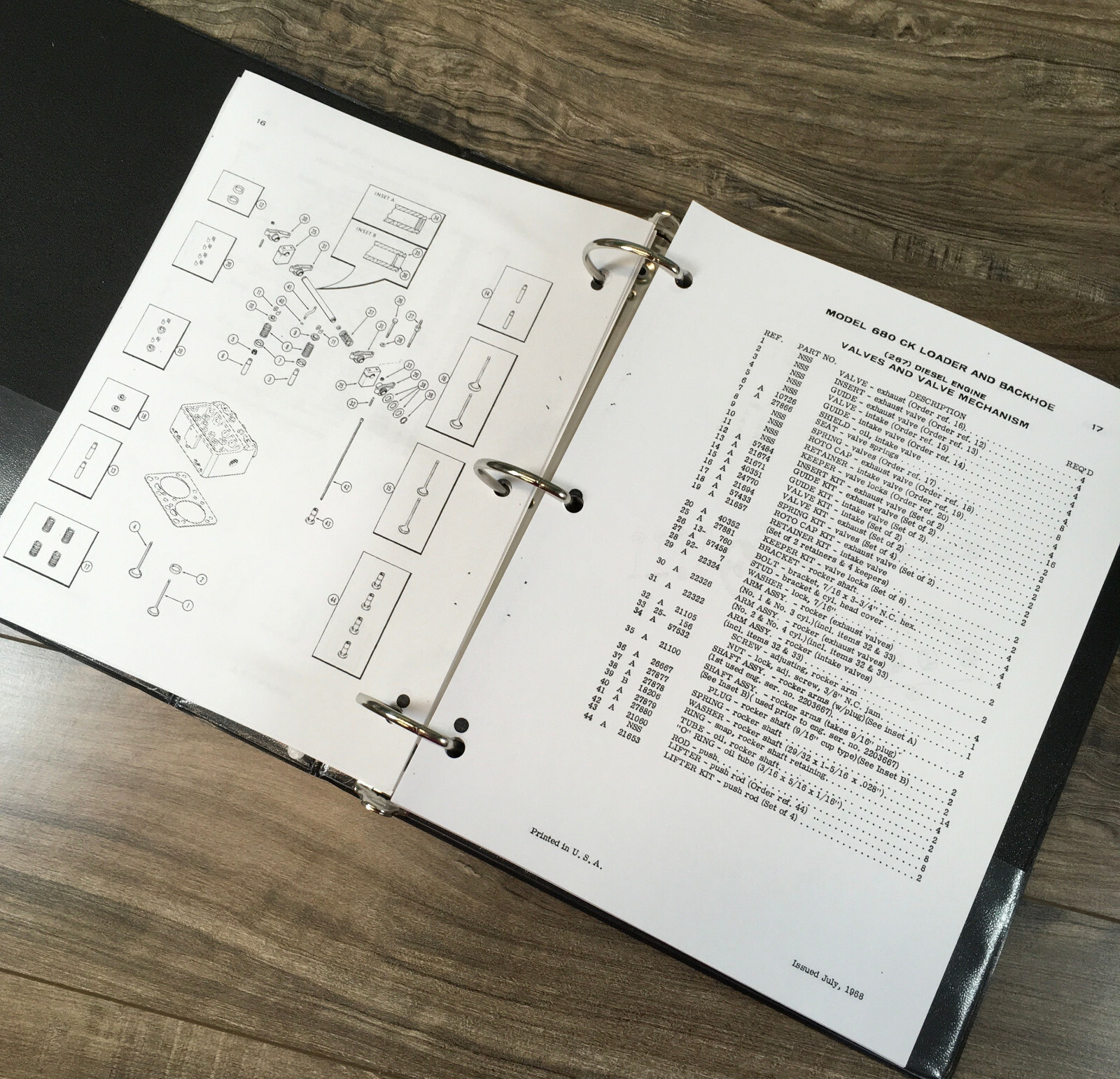 Case 680 Ck Tractor Loader Backhoe Service Manual Parts Set 9101501-9102281 - Image 6