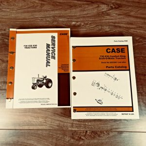 Case 730 830 Comfort King Draft-O-Matic Tractor Service Parts Manual 8253501-Up