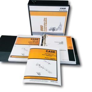 Case 680 Ck Construction King Loader 34 Backhoe Service Manual Parts Set 9101501-9102281