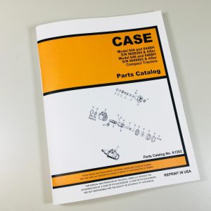 Case 644 644Bh Compact Tractor Parts Manual Catalog S/N 9698284 & After
