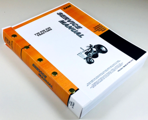 Case 740 741 742 743 744 Tractor Service Manual Repair Shop Book~Full Overhaul