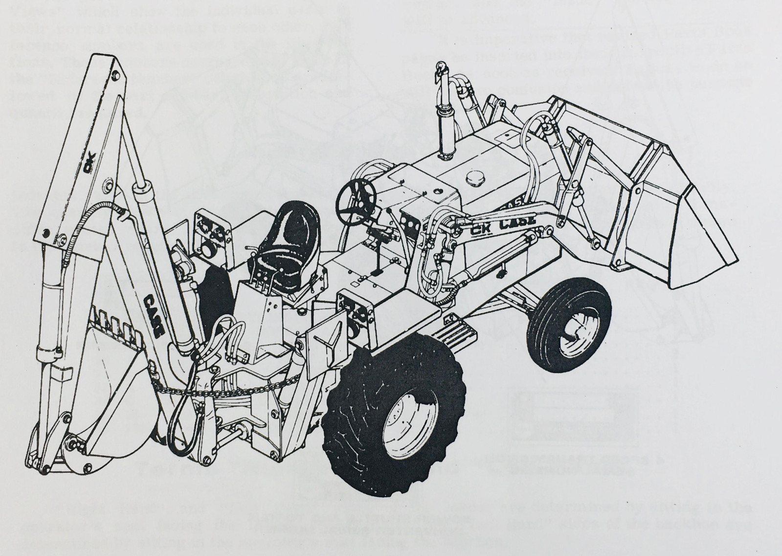 Case 680B 680Ck B Construction King Loader Backhoe Parts Manual Catalog - Image 2
