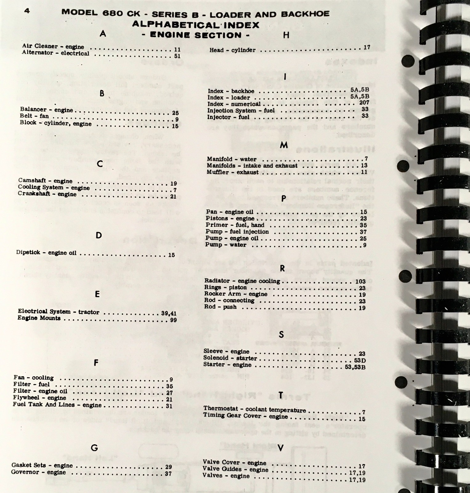 Case 680B 680Ck B Construction King Loader Backhoe Parts Manual Catalog - Image 3