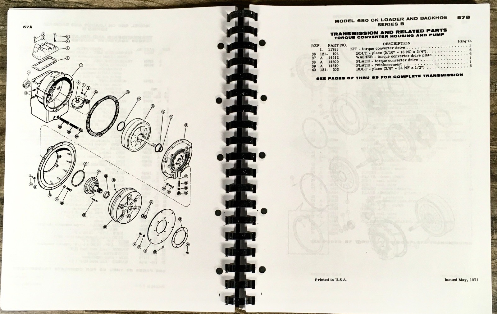 Case 680B 680Ck B Construction King Loader Backhoe Parts Manual Catalog - Image 6