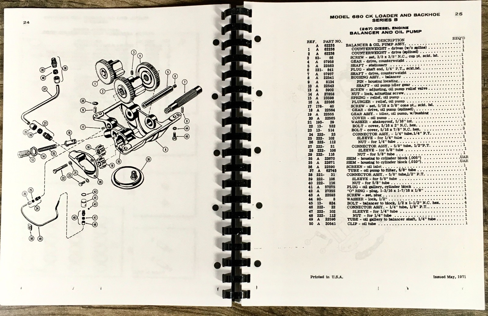 Case 680B 680Ck B Construction King Loader Backhoe Parts Manual Catalog - Image 8