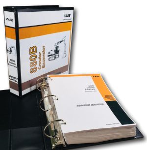 Case 880B Crawler Excavator Service Technical Manual Repair Shop In Binder Hoe