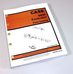 Case 880R Wheel Excavator Parts Manual Catalog Exploded Views Assembly