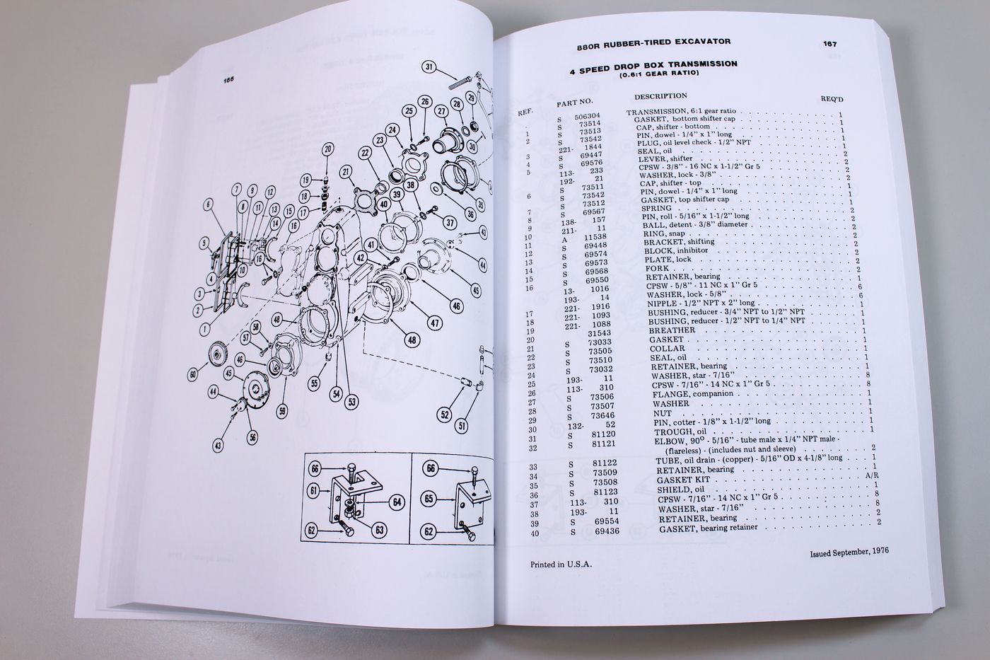 Case 880R Wheel Excavator Parts Manual Catalog Exploded Views Assembly - Image 4