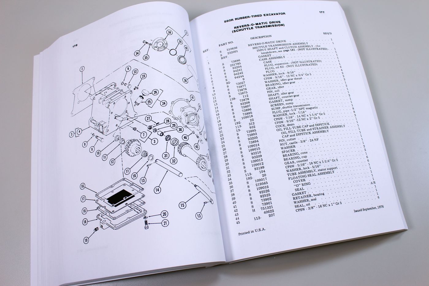 Case 880R Wheel Excavator Parts Manual Catalog Exploded Views Assembly - Image 7