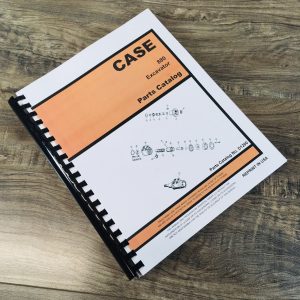 Case 880 Crawler Track Excavator Parts Manual Catalog Exploded Views Assembly