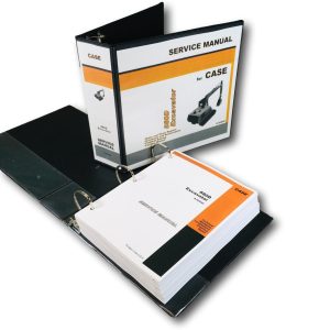 Case 880D Excavator Trackhoe Service Technical Manual Repair Shop Book Binder