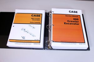 Case 888 Crawler Excavator Service Parts Catalog Manual Shop Book Overhaul Set