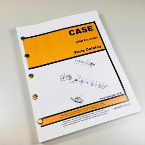 Case 880B Crawler Track Excavator Parts Manual Catalog Exploded Views Assembly