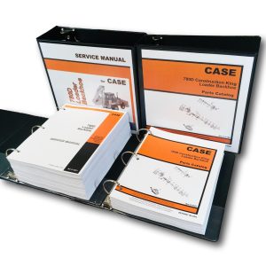 Case 780D Construction King Backhoe Loader Service Manual Parts Catalog Set
