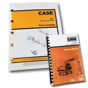 Case 880C Crawler Excavator Parts Manual Catalog Exploded Views 880 Series C