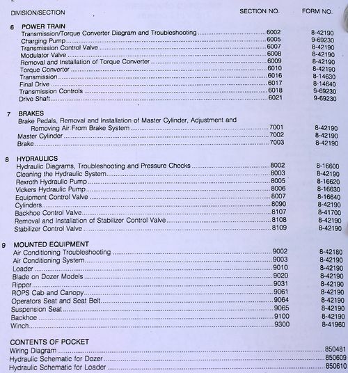 Case 850D 855D Crawler Tractor Service Manual Parts Catalog Operators Owners Set - Image 4