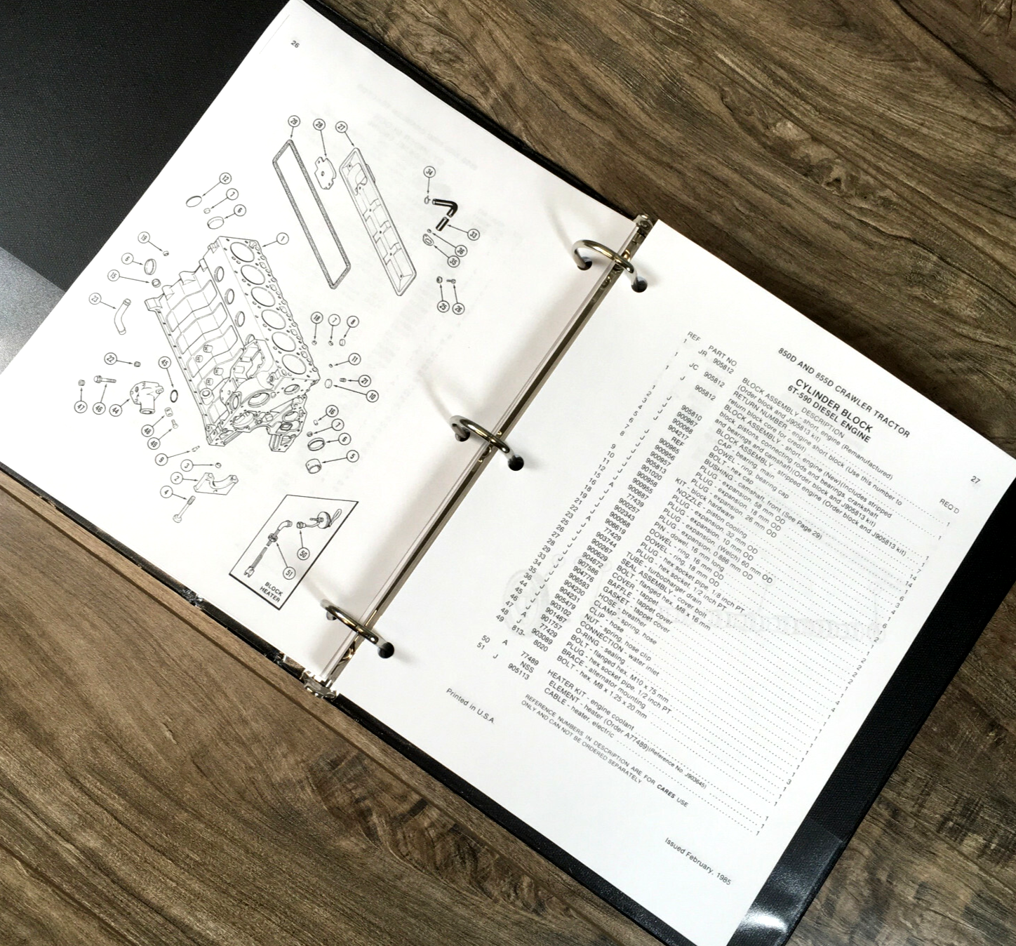 Case 850D 855D Crawler Tractor Service Manual Parts Catalog Operators Owners Set - Image 7