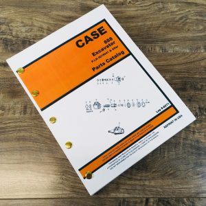 Case 888 Excavator Parts Manual Catalog Book Assembly Schematic After SN 0015041