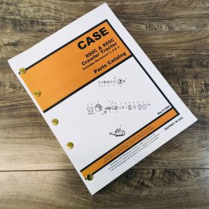 Case 855C Crawler Tractor Loader Parts Manual Catalog Book Assembly Schematic