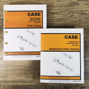 Case 885 990 995 1210 1410 1412 Tractor Parts Manual Set Catalog Assembly Book