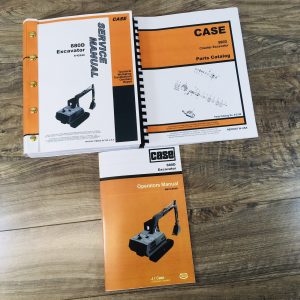 Case 880D Excavator Service Manual Parts Catalog Operators Owners Repair Set