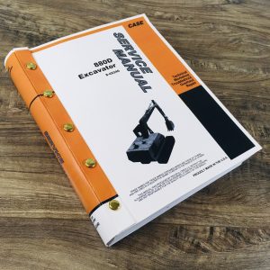 Case 880D Excavator Service Manual Repair Shop Technical Book Workshop Overhaul