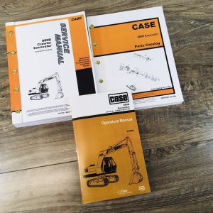 Case 880B Crawler Excavator Service Parts Operators Manual Set 6200001-6201700