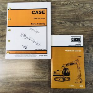 Case 880B Crawler Excavator Parts Catalog Operators Manual Set 6200001-6201700