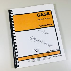 Case Di Tractor Parts Manual Catalog Exploded Views Numbers