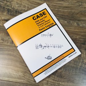 Case Cha Cht Hydrulic Tractor Plows Parts Manual Catalog Schematic 3 4 5 Bottom