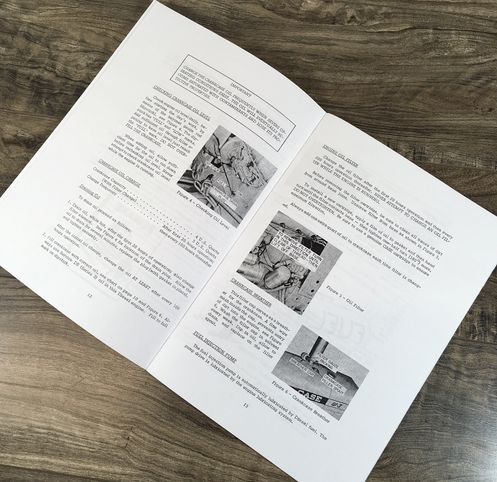 Case W3 Diesel Industrial Wheel Tractor Operators Manual Owners Book Maintenance - Image 4