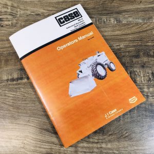 Case W5-A W5A Gas Unit Wheel Loader Operators Manual Owners S/N 8193446-UP