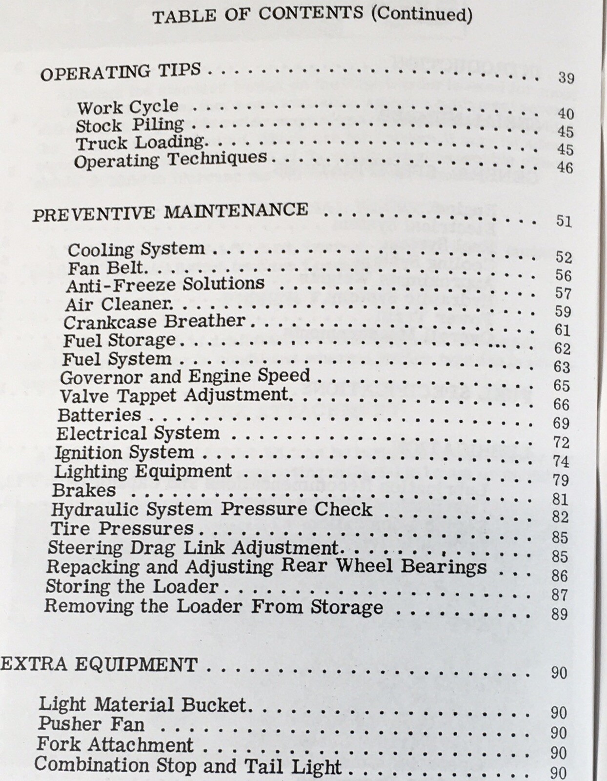 Case W5-A W5A Gas Unit Wheel Loader Operators Manual Owners S/N 8193446-UP - Image 2