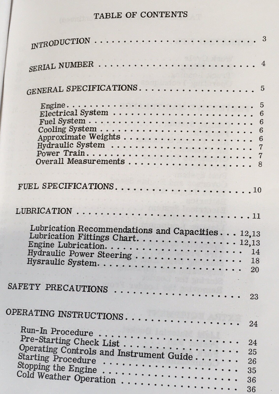 Case W5-A W5A Gas Unit Wheel Loader Operators Manual Owners S/N 8193446-UP - Image 3