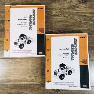 Case W 14 W14 Wheel Front Loader Service Catalog Manuals Repair Technical Shop