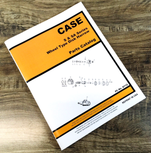 Case S1097 SA1097 S118 SA118 S128 SA128 S138 Wheel Type Disk Harrow Parts Manual