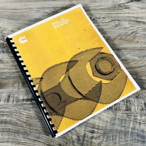 Cummins Engine 270 290 295 300D 330D Service Manual Shop Repair Overhaul 855 Ci