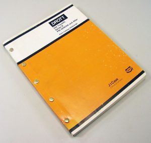 Drott Case 250 Travelift Series B Pin 6206306 Parts Manual Catalog Exploded View