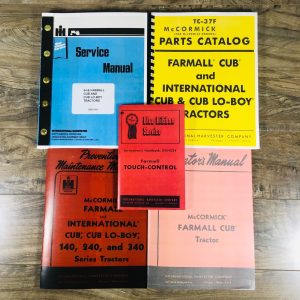 Farmall Cub Ih Tractor Manual Set Operators Service Repair Maintenance Parts