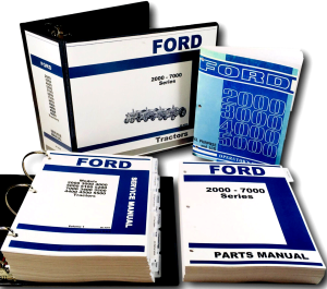 Ford 2000 3000 4000 5000 Series Tractor Service Parts Operators Repair Manual Oh